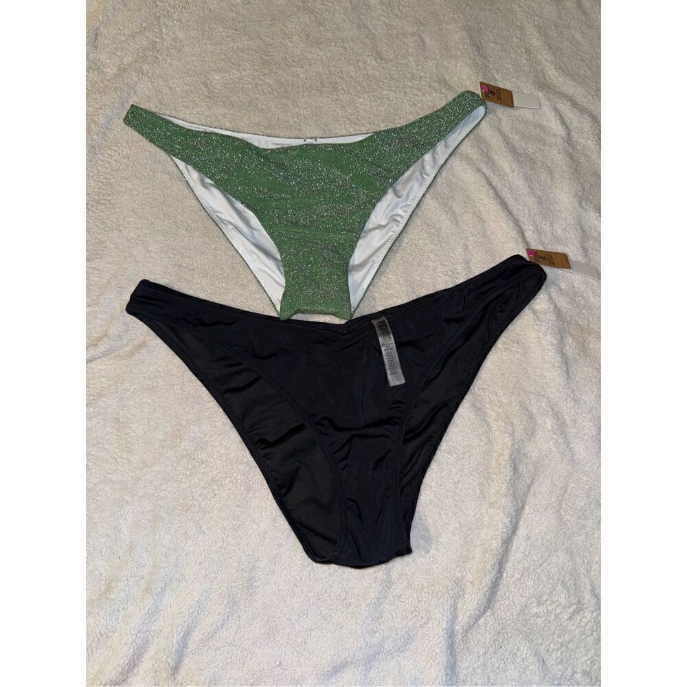 NWT set of 2 VictoriaโSecret Pink bikini bottoms sizeโXXL